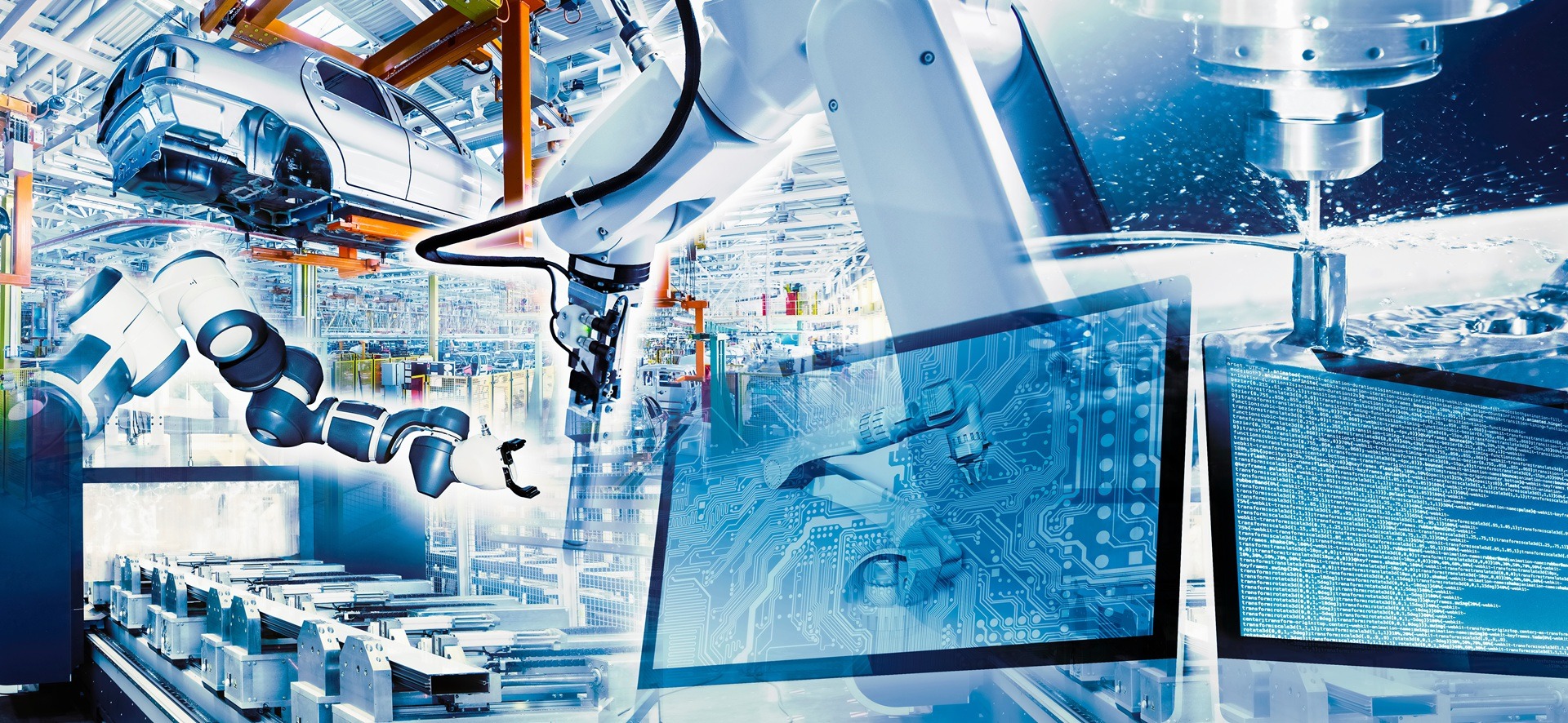 Futuristische Fertigung mit Automatisierungssystem | Palettierer

