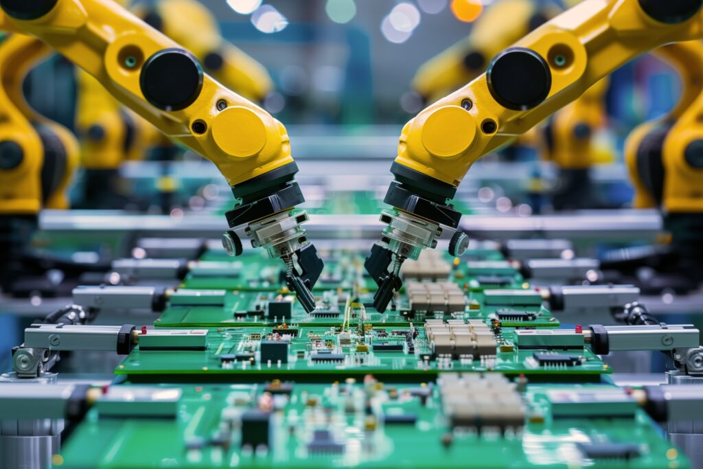 Roboterarme in moderner Elektronikfertigung | Palettierer