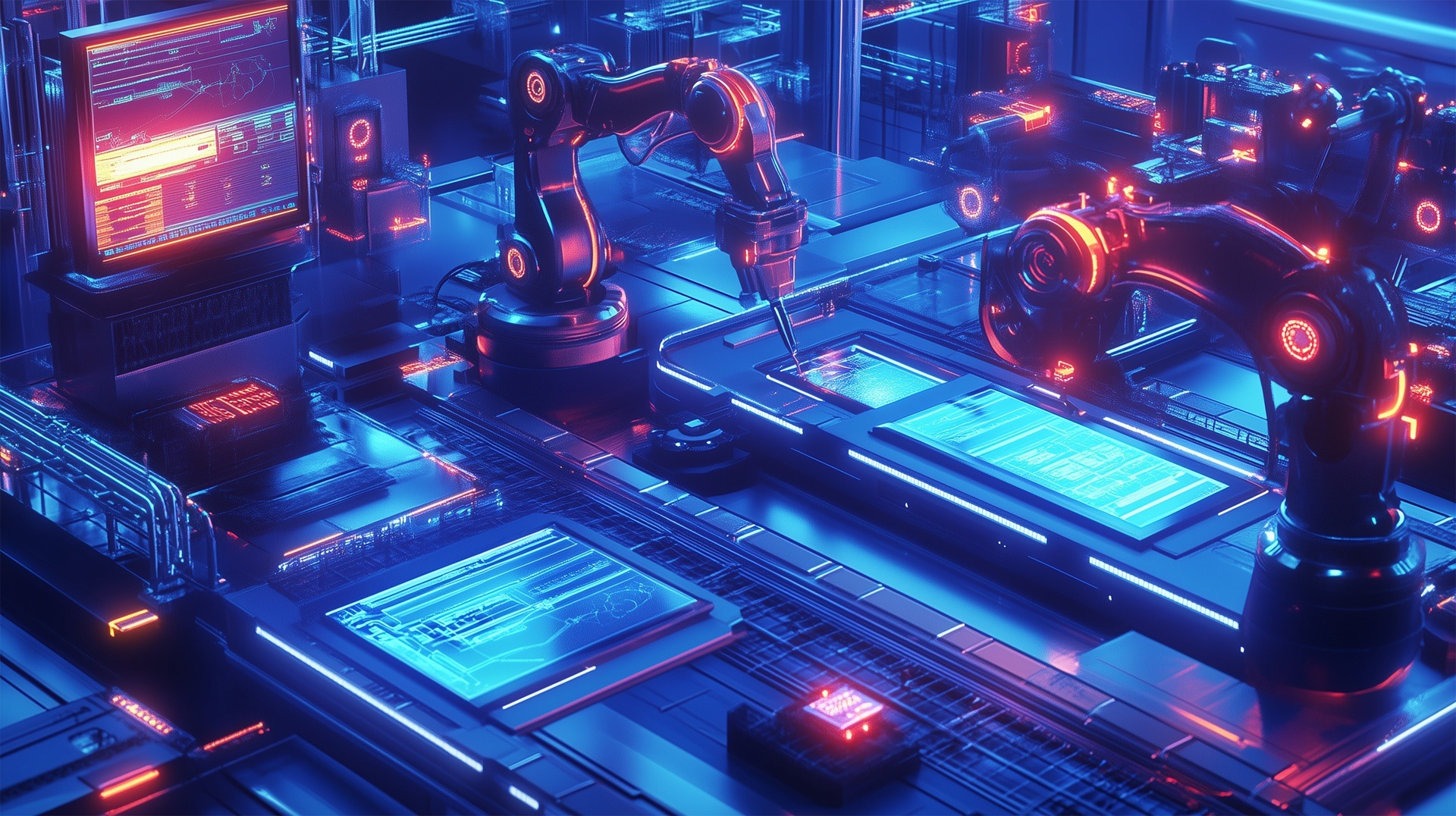 Industrieroboter in vernetzter Fertigungsumgebung | Palettierer

